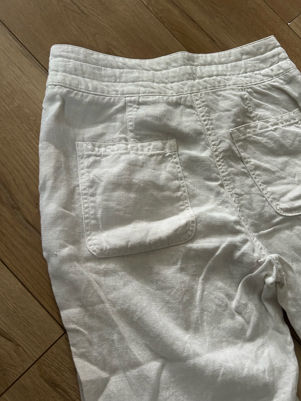 Poetry Heavy-Linen Trousers Ecru size 29 - Picture 7 of 15